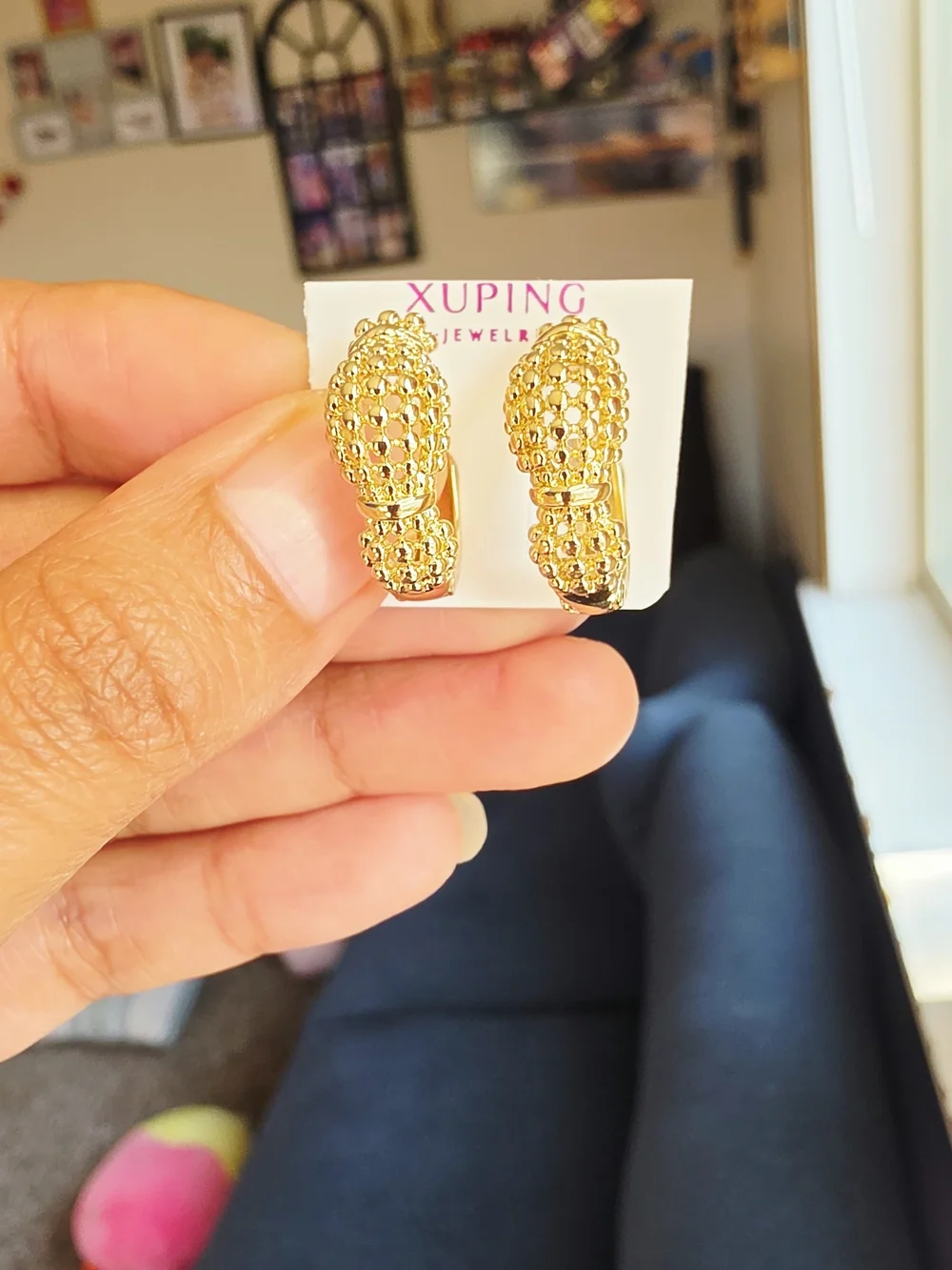 Argollas Para Dama Oro Laminado 14k